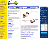 Tablet Screenshot of cinemaspot.com